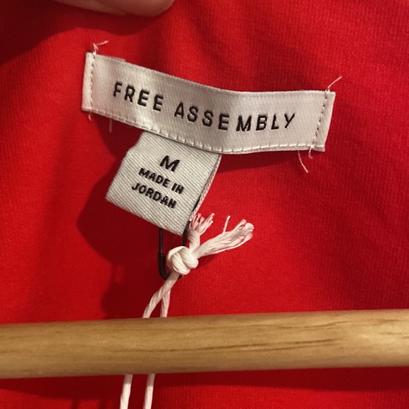 Free Assembly long sleeve blouson sleeve bodysuit - Picture 4 of 7